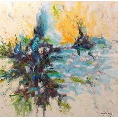 Arshad Shirazi, 30 x 30 Inch, Acrylic on Canvas, Abstract Painting, AC-ARS-040